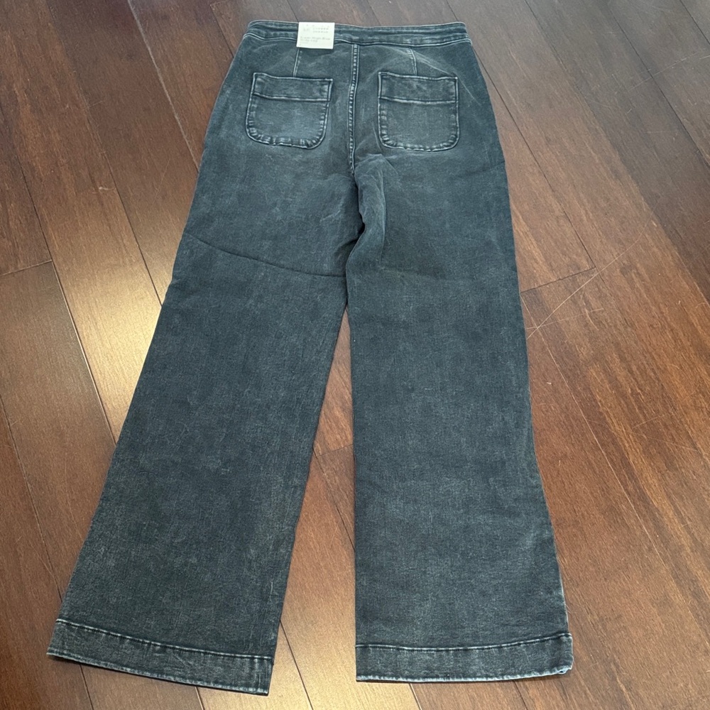 Lauren Conrad Women's Black Wide-Leg Jeans - Picture 3 of 3